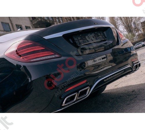 Mercedes W222 S63 AMG galinis bamperis
